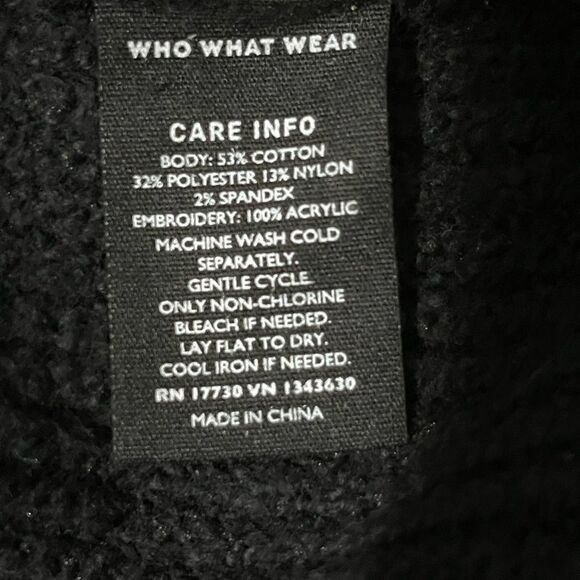 Who What Wear Embroidered Sweater    - Picture 8 of 8